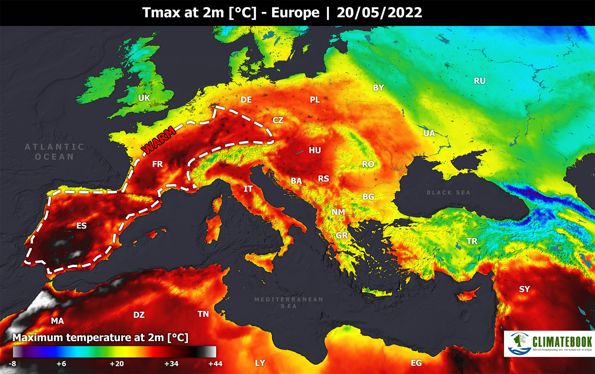 Δυτική Ευρώπη: Πρώιμο και έντονο κύμα καύσωνα σπάει ρεκόρ πολλών ετών